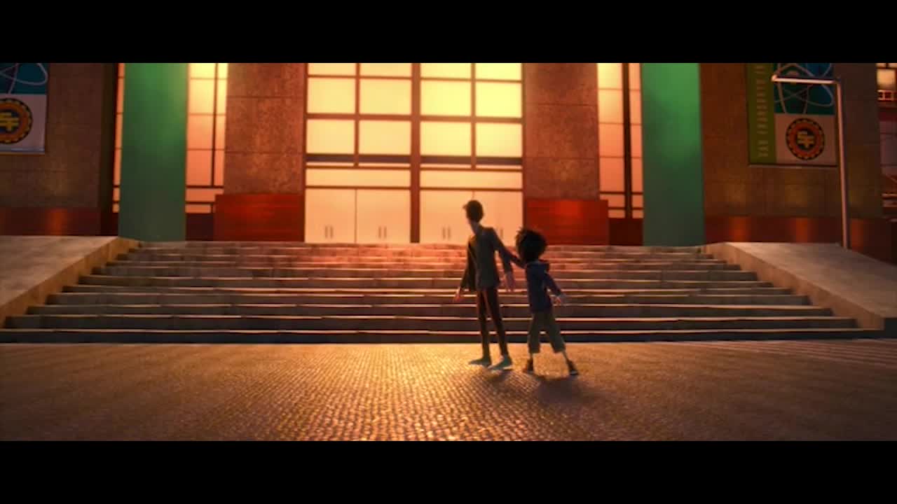 Tadashi Runs Into Burning Building