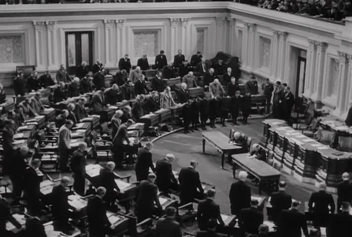 First Day in the Senate