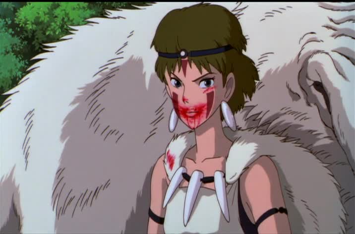 Ashitaka Sees San